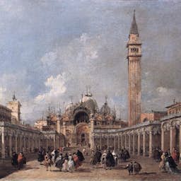 Poster image for the exhibition titled The Guardi Collection of Calouste Gulbenkian