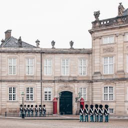 Poster image for the exhibition titled Amalienborg Palace