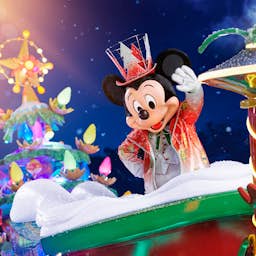 Poster image for the exhibition titled Disney Enchanted Christmas