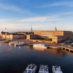 Poster image for the exhibition titled The Royal Palace Stockholm