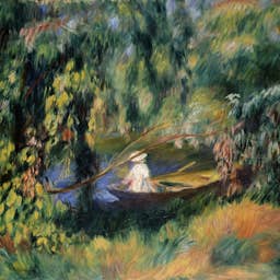 Poster image for the exhibition titled Cézanne, Monet, Renoir: French Impressionism from the Museum Langmatt