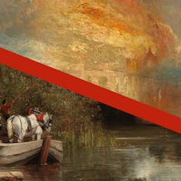 Poster image for the exhibition titled Turner & Constable: Rivals & Originals