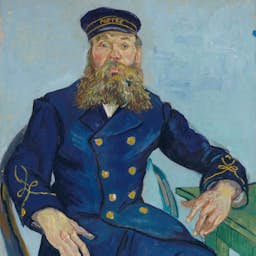 Poster image for the exhibition titled Van Gogh and the Roulins: Together Again at Last