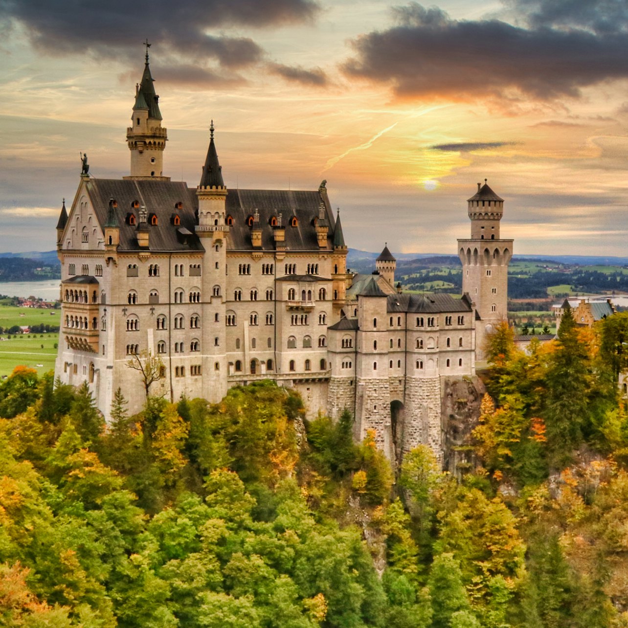 Picture of Neuschwanstein Castle in 